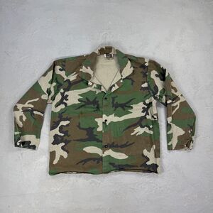 Vintage Tillman Cotton Twill Camo Lightweight Jacket w/ Snap Front Men's XL